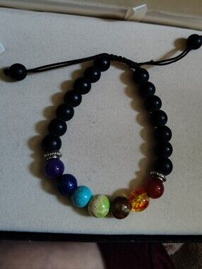 🚨New Chakra Natural Gemstone Adjustable Beaded Bracele